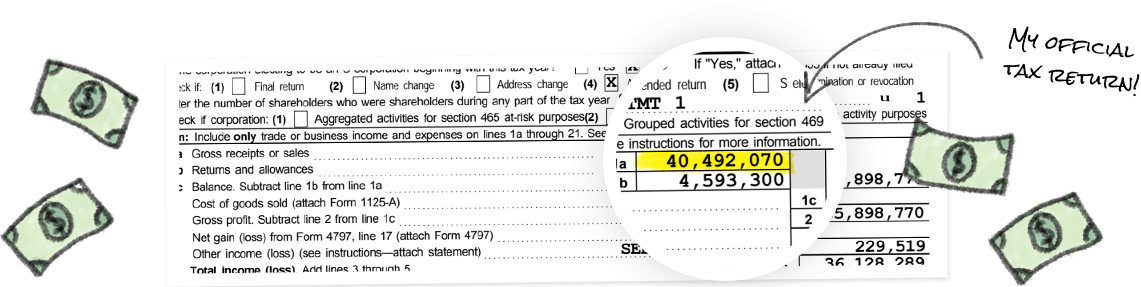 My Official Tax Return!